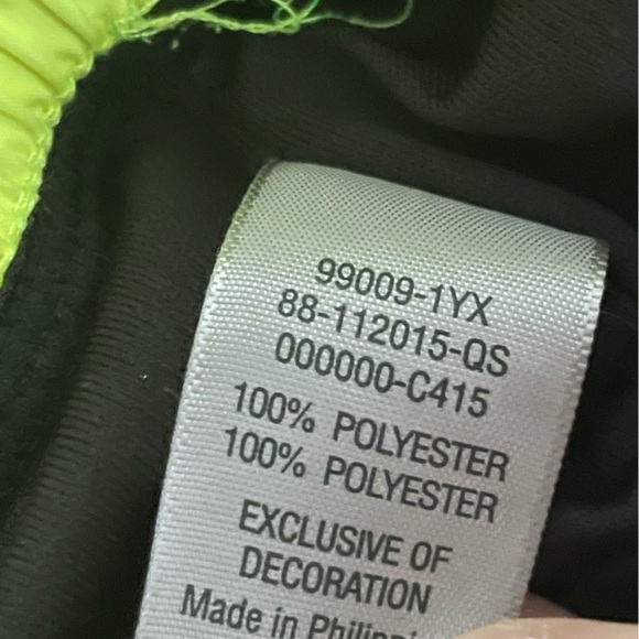 Champion Gray and Neon Green Duo Dry Brief Lined Size Large - Picture 4 of 5